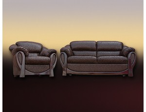 Набор мебели Аджио: диван 3 м (мех. Седафлекс) + кресло Аджио