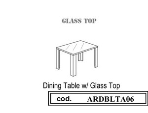Стол обеденный 120, со стеклянной поверхностью, цвет черный, лак