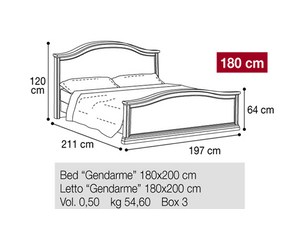 Кровать 180 Gendarme