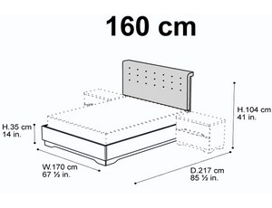 Кровать 160 СAPITONNE