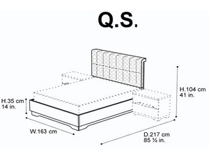 Кровать 153 Quadri