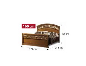 Кровать Botticelli 160x200 с изножьем
