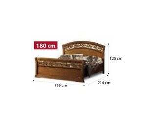 Кровать Botticelli 180x200 с изножьем