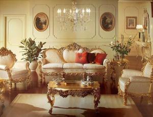 Мебельный гарнитур для гостиной PLUTONE в стиле Людовика XVI