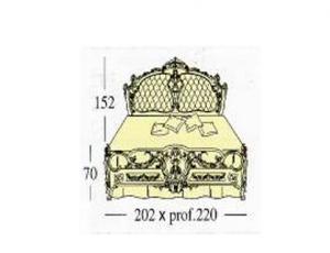 Двух спальная кровать с панелями capitonne