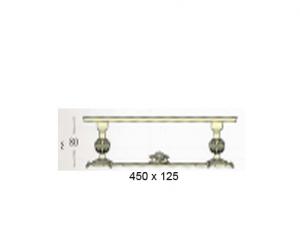 Прямоугольный стол "макси" с декоративными и стеклянными столешницами  (основание с 4 +1 колонной)