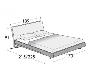 Кровать Eriс standard (cm.160х195 ) без подъемного механизма