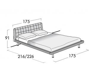 Кровать Orio  Standard (cm. 220)