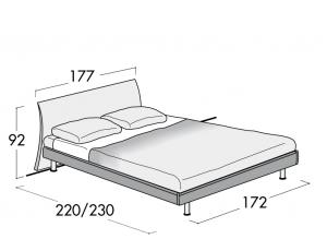 Кровать Magnus  Standard (cm. 220)