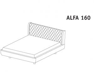 Kровать 160 Alfa