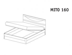 Кровать 160 Mito с подъемным механизмом