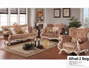 Alfred beige, Комплект: (диван 3х местный + кресло - 2шт.)