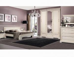 ННабор мебели для спальни ПРЕСТИЖ-8.1 (в том числе: Шкаф д/пл белья 3-х дверный + Комод + Кровать 160 + Тумба прикроват-2 шт.+ Зеркало)