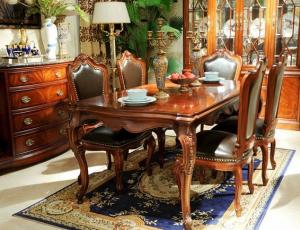 Набор мебели Louis XV для гостиной (Обеденный стол + 4стула)