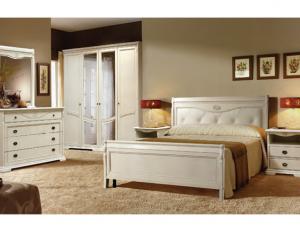 Набор мебели для спальни "Лика" (шкаф 4х дв. + кровать 180 + 2 тумбочки + туал.стол с зеркалом)