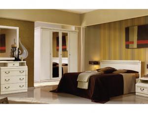 Набор мебели для спальни "Нинель" (Шкаф 3 дв.+Кровать 160+ Тумба прикроватная-2 шт. + Комод+ Зеркало)