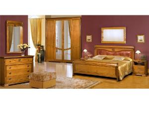 Набор мебели для спальни "Лика" (Шкаф+Кровать+ Тумба прикроватная + Комод+ Зеркало)
