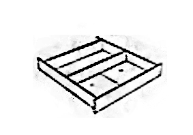 Ящик для белья  1,8 (необходима рама с подъемным механизмом )