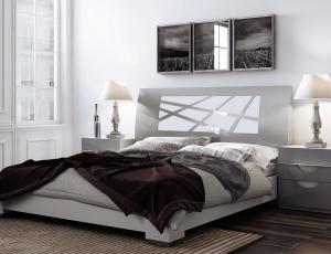 Комплект для спальни 5А QS (Кровать 160+рама для кровати + тумбочка изогнутая с 3 ящ.)
