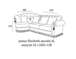 Мягкая мебель Elizabeth фабрика Lux Mobili 