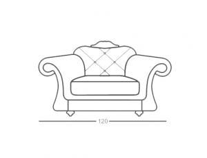Кресло Firenze в ткани 4 категории