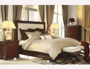 Комплект спальни HEDLEY B5907 (Кровать + тумба прикроватная - 2 шт. + комод + зеркало)