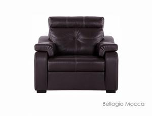 Кресло  Кельн кожа + эко/кожа Bellagio Mocca
