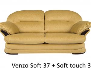 Диван Брюссель 3-местный ТКАНЬ: Venzo soft 37+ Soft touch 37 с механизмом трансформации Седафлекс
