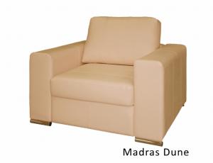 КОЖА + ЭКО/КОЖА: Кресло  Ричард, кожа + эко/кожа Madras Dune