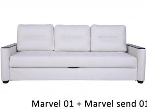 В ТКАНИ: Диван Марика 3-местный, ткань Marvel 01+ Marvel Send 01