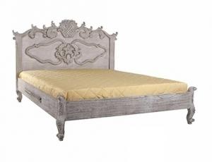 BED VERSAILLE Кровать 205х165х135см (Цвет: Duco+Glaze Black - Античный серый)