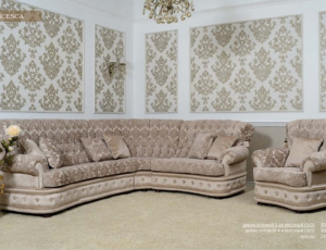 Угловой диван Francesca  5- ти местный (3У2),  со спальным  механизмом и передней съемной панелью ( для заноса в проем от 80 см)