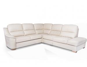 Угловой диван из 4-х элементов, 2.5L-EN(2)L-1(70)BB-KE70(2)  правый в коже Мадрас