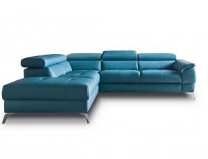 Угловой диван, угол 7, со спальной функцией и коробкой для постельного белья , спальная поверхность 132x195cm