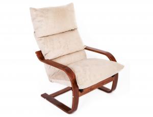 Кресло Онега 2 бежевый цвет,  эко кожа/ткань