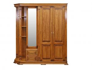 Шкаф комбинированный для прихожей «Верди Люкс 1», цвет дуб рустикаль