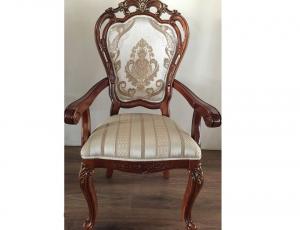 Кресло мягкое "Глория" (57х58х110 см) цвет: Тёмный орех с золотом