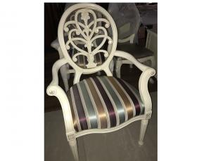 Кресло с мягкой сидушкой "Милано", обивка - ткань MT8805 (71х73х101 см) ARMCHAIR, цвет: Слоновая кость