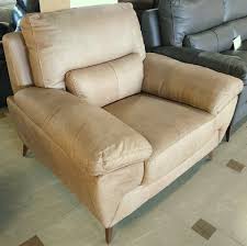 Кресло (112х96х96 см) ткань "под кожу". цвет: Бежевый