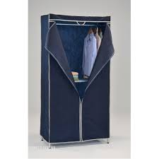 (CH-4840) Вешалка для гардеробных с тканевым чехлом (90,5х46х180h см) цвет: Хром+синий