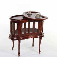 FO9069. Чайный столик (массив красного дерева) (72х42х78 см) цвет: Вишня
