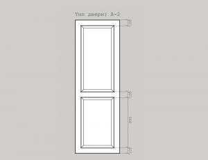 Дверь для шкафа тип А-2