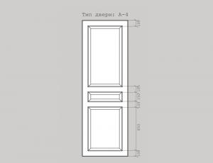 Дверь для шкафа тип А-4