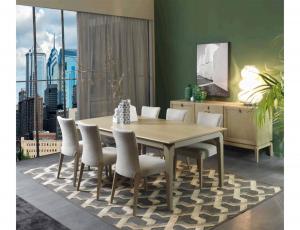 Комплект мебели лля гостиной Milano (Стол Т101+6стульев арт. С25+ Комод 3 двери арт.3003)