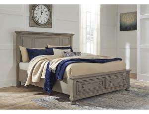 Комплект мебели для спальни LETTNER (Кровать + 2 тумбы+ Комод с зеркалом+ высокий комод)