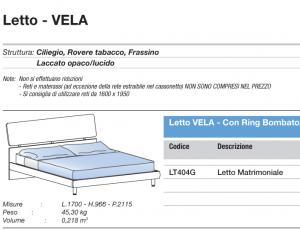 Кровать Vela 160 под матрац 160х195, без решетки