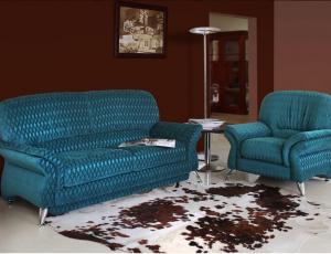 Комплект мебели Ватерлоу, диван 3х местный с механизмом+2 кресла, в ткани (на выбор)