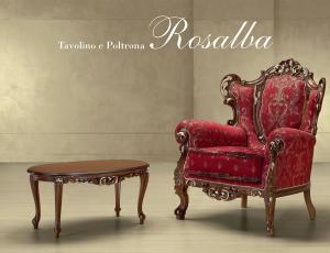Кресло ROSALBA в ткани TAC00161 и TAC00162, тонировка 90000