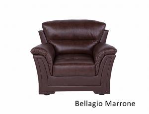 Кресло Ливерпуль кожа + эко/кожа Bellagio Whisky