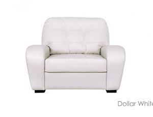 В КОЖЕ: Кресло Монреаль, кожа  Dollar White